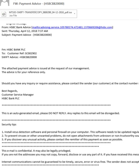 HSBC Bank trojan